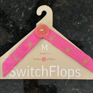 Lindsay Phillips Pink Strap with Green Accents